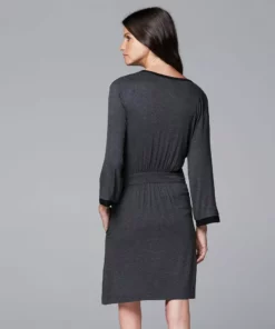 Women's Simply Vera Vera Wang Basic Luxury Wrap Robe 7 Women's Simply Vera Vera Wang Basic Luxury Wrap Robe -Simply Vera Vera Wang Shop 1024604 ALT