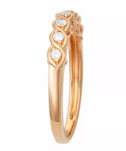 Simply Vera Vera Wang 14k Gold 1/7 ct. T.W. Diamond Twist Wedding Ring -Simply Vera Vera Wang Shop 1557717 ALT
