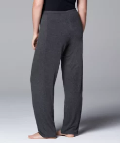 Plus Size Simply Vera Vera Wang Pajamas: Basic Luxury Pajama Pants -Simply Vera Vera Wang Shop 1904425 ALT