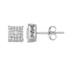 Simply Vera Vera Wang Sterling Silver 1/4 Carat T.W. Diamond Square Stud Earrings -Simply Vera Vera Wang Shop 2278318