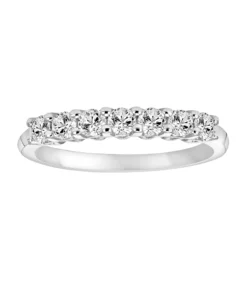 Simply Vera Vera Wang 14k White Gold 1/3 Carat T.W. Diamond Wedding Band