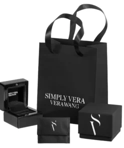 Simply Vera Vera Wang 14k White Gold 9/10 Carat T.W. Diamond Halo Engagement Ring Set -Simply Vera Vera Wang Shop 2527435 ALT5