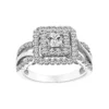 Simply Vera Vera Wang 14k White Gold 1 Carat T.W. Certified Diamond Square Halo Engagement Ring -Simply Vera Vera Wang Shop 2551484