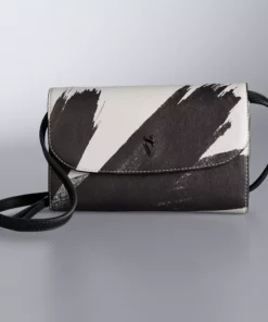 Simply Vera Vera Wang Signature Envelope Crossbody Bag -Simply Vera Vera Wang Shop 2602764 Black Gray Brush Print