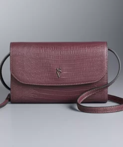 Simply Vera Vera Wang Signature Envelope Crossbody Bag -Simply Vera Vera Wang Shop 2602764 Dark Vineyard