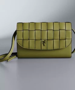 Simply Vera Vera Wang Signature Envelope Crossbody Bag -Simply Vera Vera Wang Shop 2602764 Olive Woven