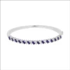 Simply Vera Vera Wang Sterling Silver Lab-Created Blue & White Sapphire Bangle Bracelet -Simply Vera Vera Wang Shop 2653196