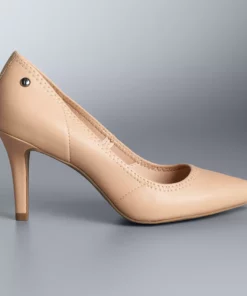 Simply Vera Vera Wang Stevie Women's High Heels -Simply Vera Vera Wang Shop 2665744 Beige