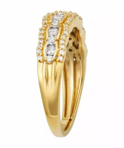 Simply Vera Vera Wang 14k White Gold 1/2 Carat T.W. Diamond Scalloped Wedding Ring -Simply Vera Vera Wang Shop 2692765 ALT