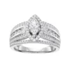 Simply Vera Vera Wang 14k White Gold 1 Carat T.W. Diamond Marquise Engagement Ring -Simply Vera Vera Wang Shop 2908785