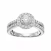 Simply Vera Vera Wang 14k White Gold 1 Carat T.W. Diamond Halo Engagement Ring -Simply Vera Vera Wang Shop 2925025