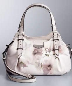 Simply Vera Vera Wang Buena Satchel Bag 37 Simply Vera Vera Wang Buena Satchel Bag -Simply Vera Vera Wang Shop 3061055 Dark Taupe Floral
