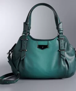 Simply Vera Vera Wang Buena Satchel Bag 45 Simply Vera Vera Wang Buena Satchel Bag -Simply Vera Vera Wang Shop 3061055 Teal Ombre
