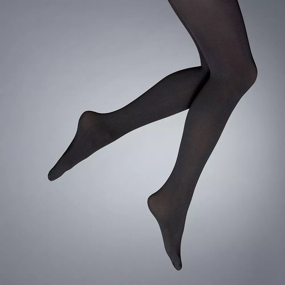 Plus Size Simply Vera Vera Wang Opaque Control-Top Tights 6 Plus Size Simply Vera Vera Wang Opaque Control-Top Tights - Image 4