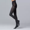 Simply Vera Vera Wang Opaque 90D Control Top Tights -Simply Vera Vera Wang Shop 3087572 Gray