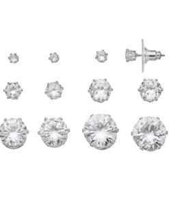 Simply Vera Vera Wang Simulated Crystal Stud Earring Set