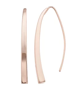 Simply Vera Vera Wang Rose Gold Tone Threader Earrings