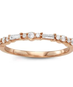 Simply Vera Vera Wang 14k Gold 1/3 Carat T.W. Diamond Anniversary Ring -Simply Vera Vera Wang Shop 3343165 Rose