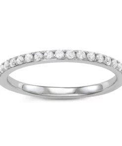 Simply Vera Vera Wang 14k Gold 1/4 Carat T.W. Diamond Wedding Band -Simply Vera Vera Wang Shop 3375117 White