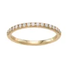 Simply Vera Vera Wang 14k Gold 1/4 Carat T.W. Diamond Wedding Band -Simply Vera Vera Wang Shop 3375117 Yellow