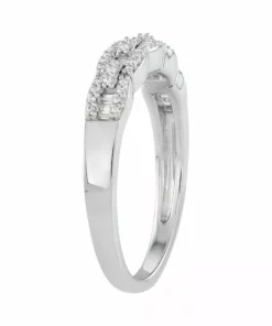 Simply Vera Vera Wang 14kt Gold 1/4 Carat Diamond Band -Simply Vera Vera Wang Shop 3521765 ALT