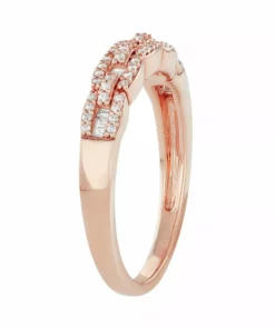 Simply Vera Vera Wang 14kt Gold 1/4 Carat Diamond Band -Simply Vera Vera Wang Shop 3521765 ALT2
