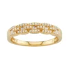 Simply Vera Vera Wang 14kt Gold 1/4 Carat Diamond Band