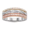 Simply Vera Vera Wang 14k Tri-Tone Gold 1/2 Carat T.W. Diamond Ring -Simply Vera Vera Wang Shop 3573671