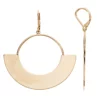 Simply Vera Vera Wang Gold Tone Hoop Drop Earrings -Simply Vera Vera Wang Shop 3627574