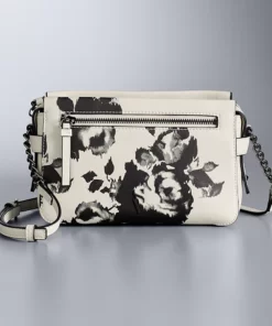 Simply Vera Vera Wang Sintra Crossbody Bag -Simply Vera Vera Wang Shop 3643429 Ikat Floral Print