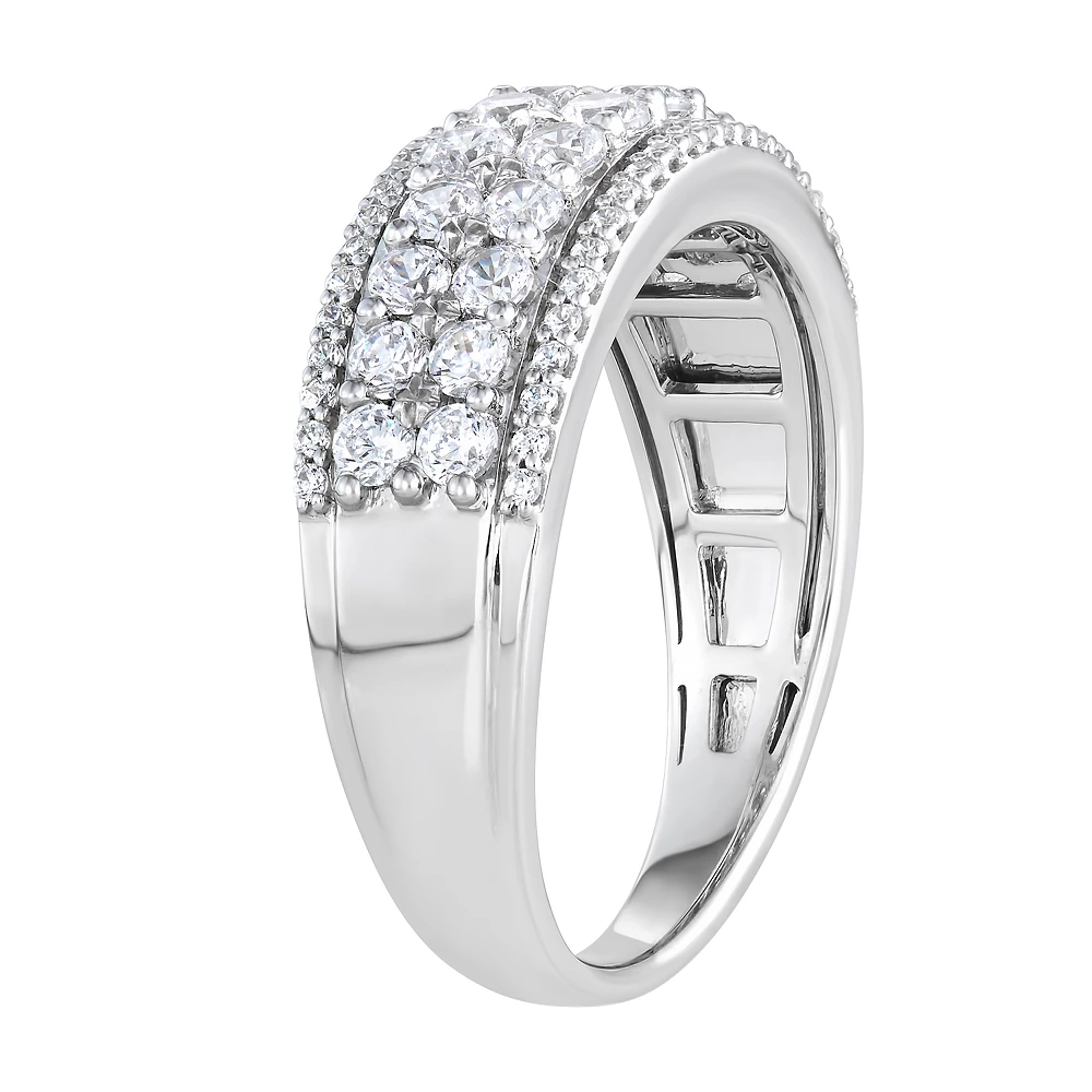 Simply Vera Vera Wang 14k White Gold 1 Carat T.W. Diamond Engagement Ring 4 Simply Vera Vera Wang 14k White Gold 1 Carat T.W. Diamond Engagement Ring - Image 2