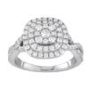 Simply Vera Vera Wang 14k White Gold 1 Carat T.W. Diamond Tiered Engagement Ring 1 Simply Vera Vera Wang 14k White Gold 1 Carat T.W. Diamond Tiered Engagement Ring -Simply Vera Vera Wang Shop 3720456