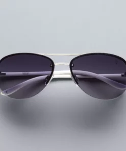 Simply Vera Vera Wang Marnie Rimless Aviator Sunglasses -Simply Vera Vera Wang Shop 3756914 ALT3