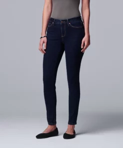 Women's Simply Vera Vera Wang Power Stretch Core Skinny Jeans -Simply Vera Vera Wang Shop 3767104 Twilight