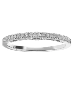 Simply Vera Vera Wang 14k Gold 1/8 Carat T.W. Diamond Wedding Ring