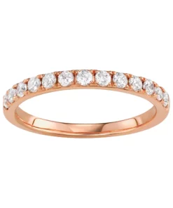 Simply Vera Vera Wang 14k Gold 1/2 Carat T.W. Diamond Wedding Band -Simply Vera Vera Wang Shop 3876614 Rose