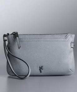 Simply Vera Vera Wang Joyce Wristlet -Simply Vera Vera Wang Shop 3892705 Stone Blue