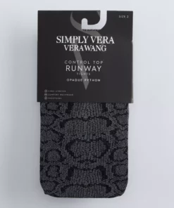 Women's Simply Vera Vera Wang Runway Python Print Control Top 55D Tights -Simply Vera Vera Wang Shop 3955962 ALT2
