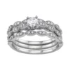 Simply Vera Vera Wang 14k White Gold 1/2 Carat T.W. Diamond Engagement Ring Set -Simply Vera Vera Wang Shop 3960653
