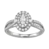 Simply Vera Vera Wang 14KT White Gold 3/4 Carat T.W. Oval Center Diamond Engagement Ring -Simply Vera Vera Wang Shop 3960658