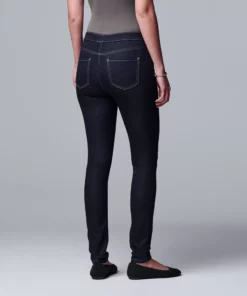 Simply Vera Vera Wang Mid Rise All-Day Denim Legging -Simply Vera Vera Wang Shop 3962344 ALT