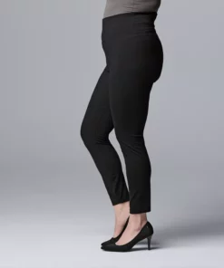 Plus Size Simply Vera Vera Wang Live-In High Rise Legging -Simply Vera Vera Wang Shop 3979523 ALT2