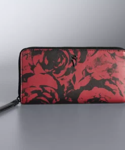 Simply Vera Vera Wang Signature Wallet -Simply Vera Vera Wang Shop 4009232 Red Floral Print