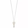 Simply Vera Vera Wang Sterling Silver Diamond Accent Key Pendant Necklace -Simply Vera Vera Wang Shop 4310350