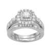 Simply Vera Vera Wang 14k White Gold 1 1/3 Carat T.W. Diamond Engagement Ring Set 2 Simply Vera Vera Wang 14k White Gold 1 1/3 Carat T.W. Diamond Engagement Ring Set -Simply Vera Vera Wang Shop 4378611
