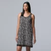Women's Simply Vera Vera Wang Basic Luxury Chemise -Simply Vera Vera Wang Shop 4780286 Black Floral Print