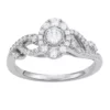 Simply Vera Vera Wang 14k White Gold 1/2 Carat T.W. Diamond Engagement Ring