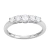Simply Vera Vera Wang 14k White Gold 1/2 Carat T.W. Diamond 5-Stone Ring