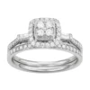 Simply Vera Vera Wang 14k White Gold 1/2 Carat T.W. Diamond Engagement Ring Set 1 Simply Vera Vera Wang 14k White Gold 1/2 Carat T.W. Diamond Engagement Ring Set -Simply Vera Vera Wang Shop 4808843