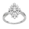 Simply Vera Vera Wang Sterling Silver 1/4 Carat T.W. Diamond Ring
